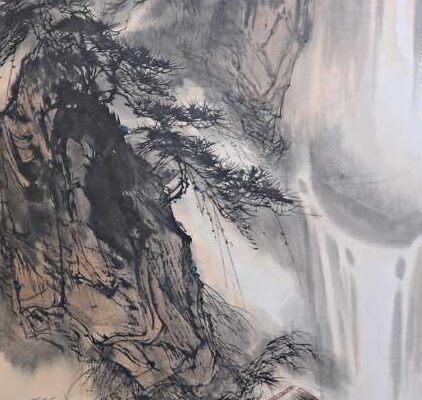 Chinese-Brush-Painting-of-mountains